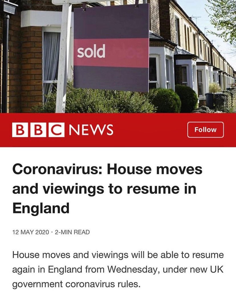 RJEstates's tweet photo. The news a lot of our customers have been waiting for 🏡🗝

Safety will remain the No.1 priority &amp; we want to assure all of our customers that a full risk assessment has taken place &amp; NEW measures will be applied to enable us to assist you all, whilst maintaining best practice ✅ https://t.co/Fxs3F43whD