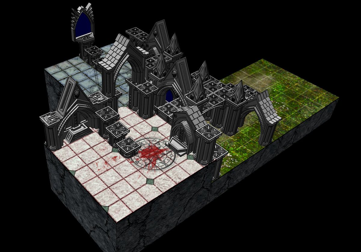 Another quick tryout. Works fine! The amount of dungeon modules you see ...