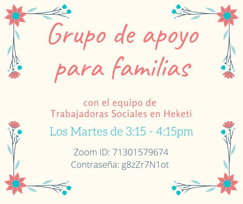 Have you been feeling overwhelmed with the pandemic? Do you feel like you need a space to talk and feel supported? 🌻

Join our social work team TOMORROW for a Zoom support group🙏🏽