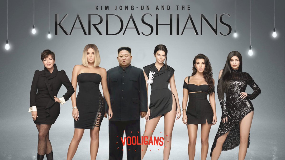 Vooligans's tweet photo. Kim Jong-un wasn’t dead, he’s been living in Calabasas!  Kim Jong-un and The Kardashians :: VOOLIGANS https://t.co/umFOg2zJEA #Vooligans #KimJongUn #KimKardashian https://t.co/gn97JMG1dT