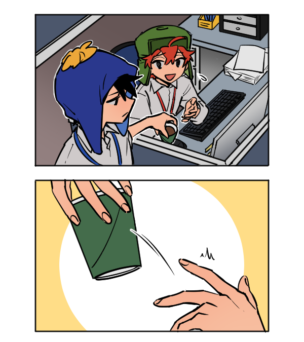 cryle_19's tweet photo. #cryleweek2020 Day3 Office AU☕️  #cryle https://t.co/XnSFMzIdA0