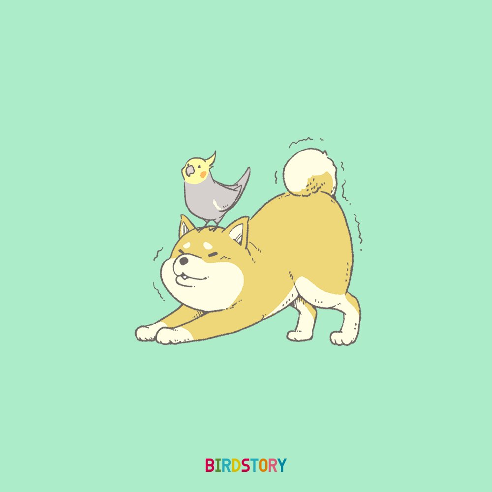 「おはようございます。
本日は5月13日、愛犬の日との事です?
#BIRDSTOR」|BIRDSTORYのイラスト
