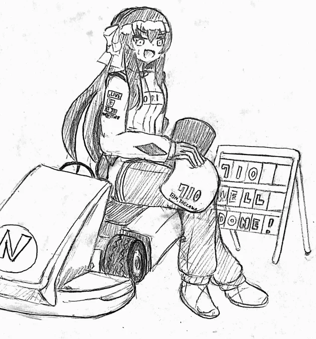 #なとあーと
 #マリオカート710
完走おめでとうこざいます 