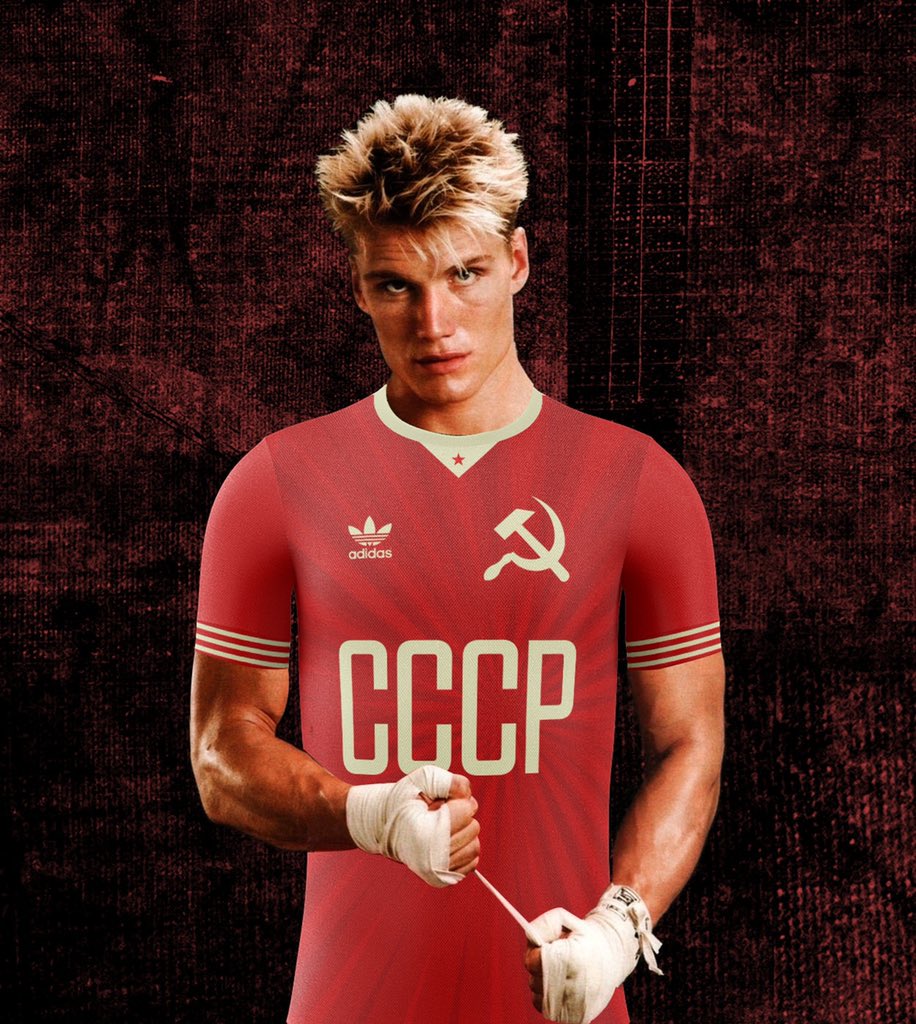 It’s getting a bit tasty in the <a href="/AETshirts/">AfterExtraTime Shirts</a> #conceptworldcup now, so out comes the big gun! 💪

Step forward Captain Ivan Drago. 🇷🇺 When the going gets tough..... help me get the votes #TeamUSSR needs! 

😂