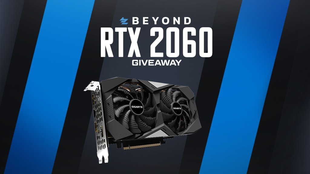 VastGG's tweet photo. 🖥 RTX 2060 #Giveaway 🖥

🤳 Like &amp; RT
💬 Reply with #BeyondMay
🥰 Follow @TeamBeyondnet

⬇ Enter Here ⬇ #ad
https://t.co/IiNAbKMLYK https://t.co/zMTvsRqvEg