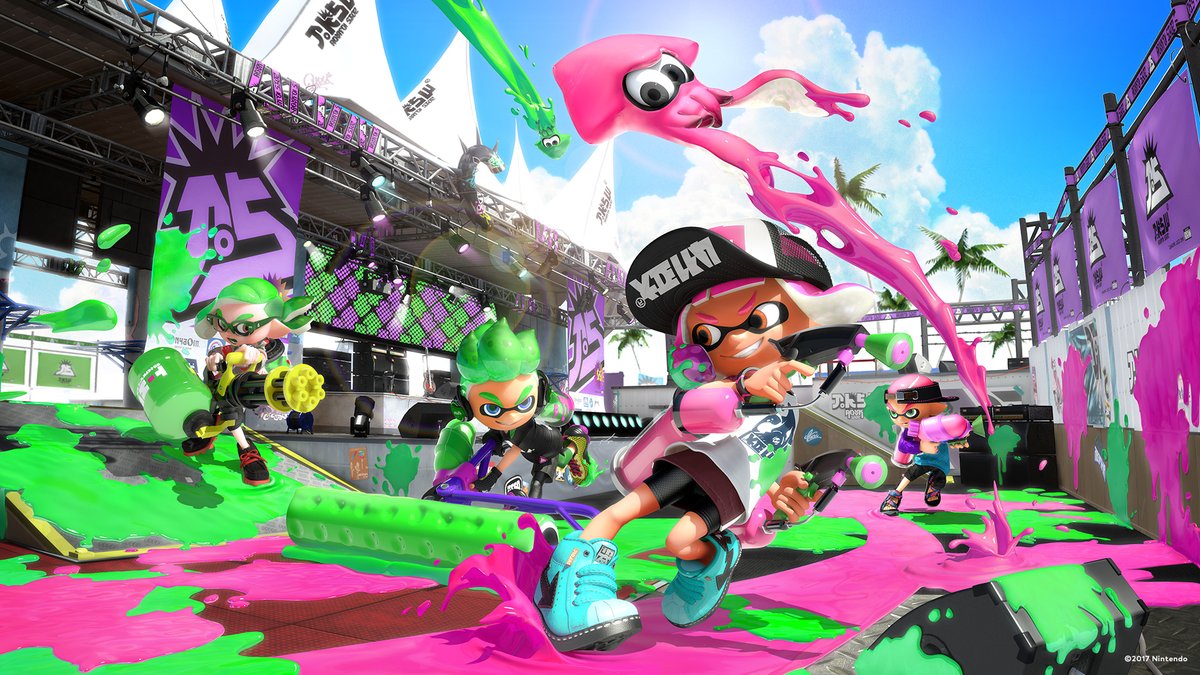 Splatoon スプラトゥーン おしらせ スプラトゥーン2 の壁紙をご用意しましたので ご活用ください 画像の加工や営利目的の利用 再配布はご遠慮ください スプラトゥーン2 壁紙 T Co Icikcyalpl Twitter