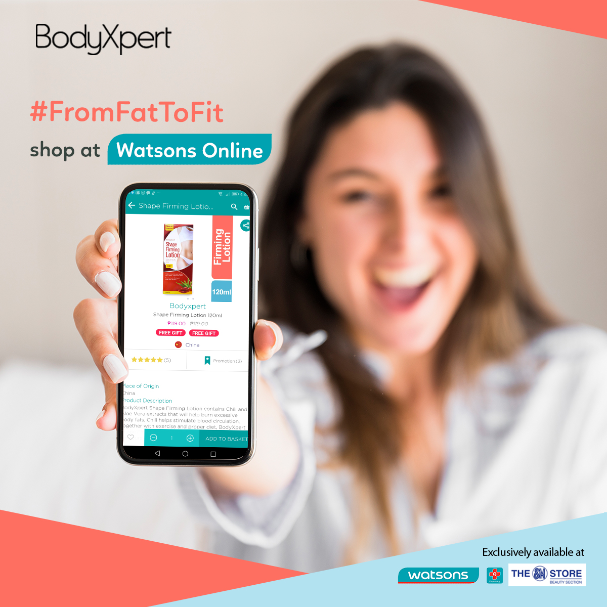 bodyxpertph's tweet photo. BodyXpert is just a tap away! You can get BodyXpert Shape Firming Lotion on Watsons Online. Keep your body in good shape and be summer-ready!

Shop now at Watsons Online Store: https://t.co/nVWjS437ku

#bodyxpertph #fromfattofit #watsonsph #smbeautyplayground #FITspiration https://t.co/RdSKcQqAgs