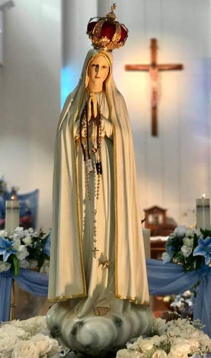 santylayno's tweet photo. Today is the feast day of the first apparition of OUR LADY OF FATIMA to the three little shepherds in Fatima, Portugal. AVE MARIA! https://t.co/sW2od4EYkK