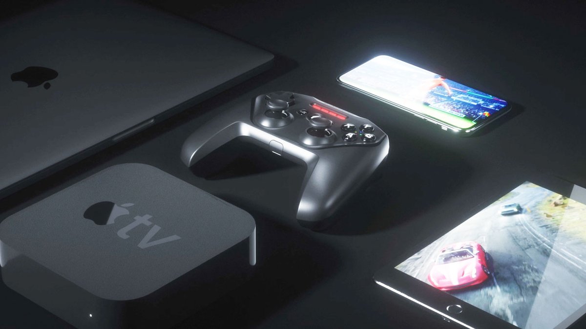 PressStartAU's tweet photo. The SteelSeries Nimbus+ Wireless Controller Has A 50 Hour Battery Life And Works With All Apple Devices https://t.co/6utZKxR0pA https://t.co/IbnzbfN2Xd