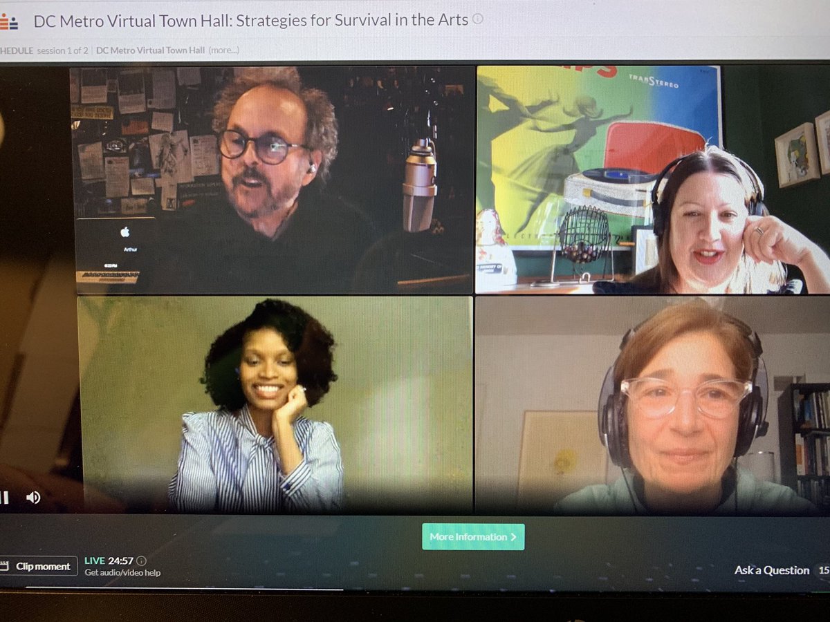 _homemaker's tweet photo. Enjoying connecting with you all for the DC Metro Virtual Town Hall! Happening LIVE NOW on Crowdcast! Thank you, @Restonarts @PhillipsMuseum @transformerDC @dcsculptors #dcsculptors #washingtonsculptors #dmvartists #wsgartists #restonarts #phillipscollection #transformerDC https://t.co/gq1ZCSWo3j