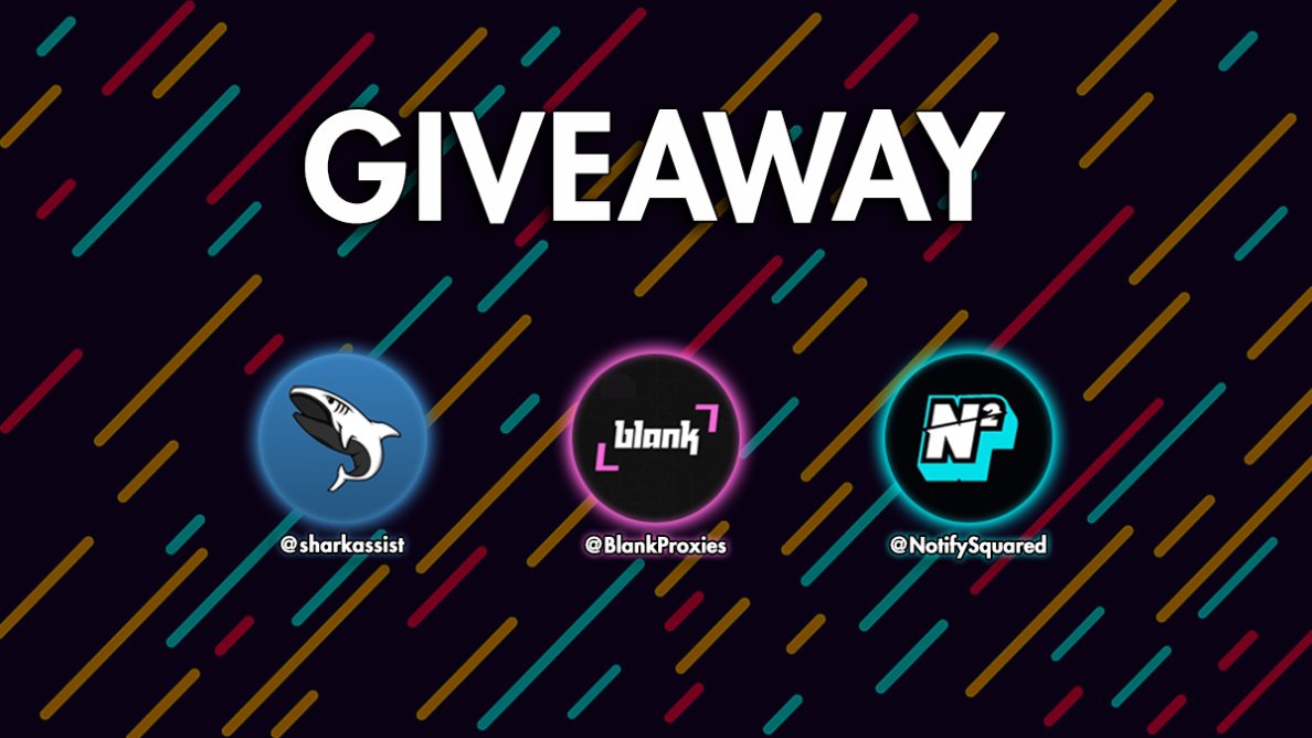 ⚡️ GIVEAWAY ⚡️

🏆 1x @sharkassist Pro 
🏆 2x 25 Monthly UK/US Data Center Proxies
🏆 3x <a href="/NotifySquared/">N2</a> Renewal Memberships 

TO ENTER:
❤️ Like &amp; Tag a friend
🏃‍♂️ Follow: @sharkassist, <a href="/BlankProxies/">Blank Proxies</a> &amp; <a href="/NotifySquared/">N2</a> 
♻️ Retweet

🍀 6 WINNERS 
⏰ 24 HOURS