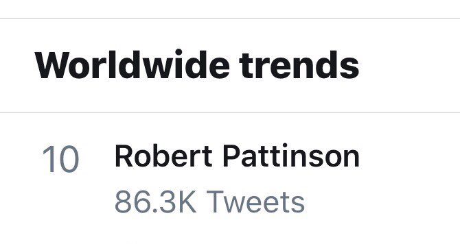 Monsieur_HJ's tweet photo. Rob trending in Worldwide, London, LA. He’s gonna be 34 years old in 30 minutes! https://t.co/MshFYJ2ybb