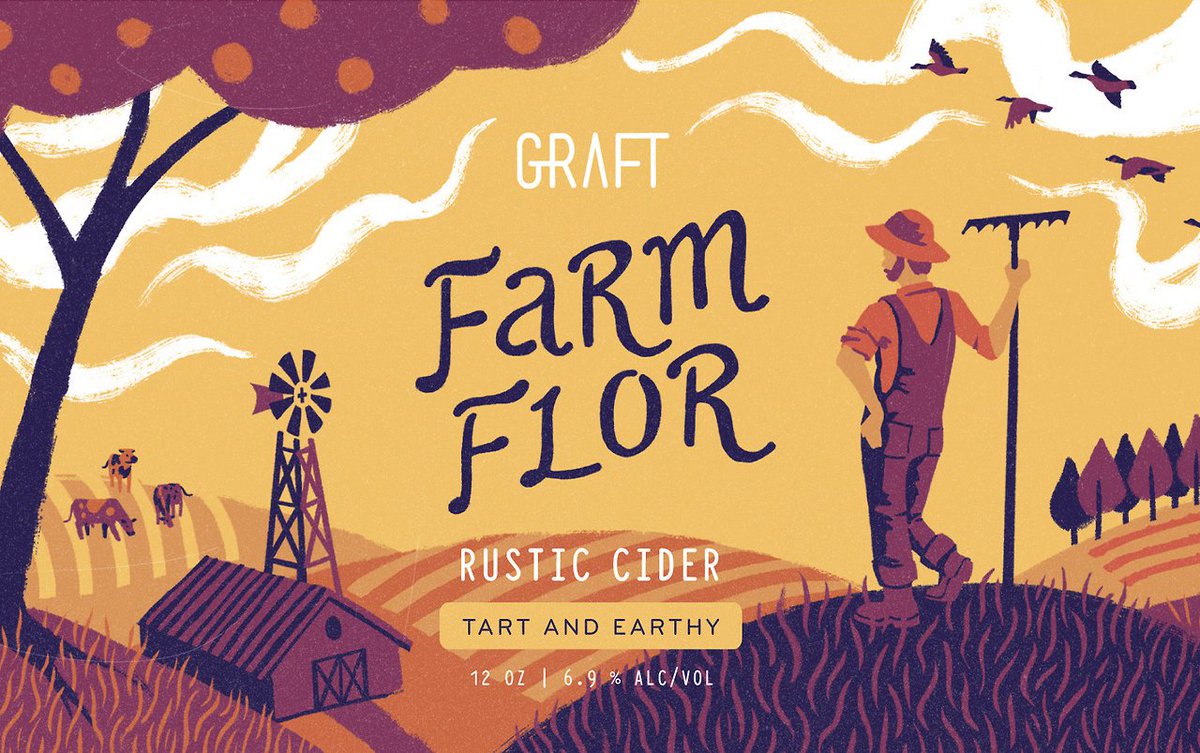 imagesivefound's tweet photo. Graft Cider labels, illustrations by Caleb Luke Lin https://t.co/VUkW50j9ve