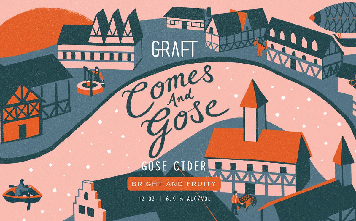imagesivefound's tweet photo. Graft Cider labels, illustrations by Caleb Luke Lin https://t.co/VUkW50j9ve