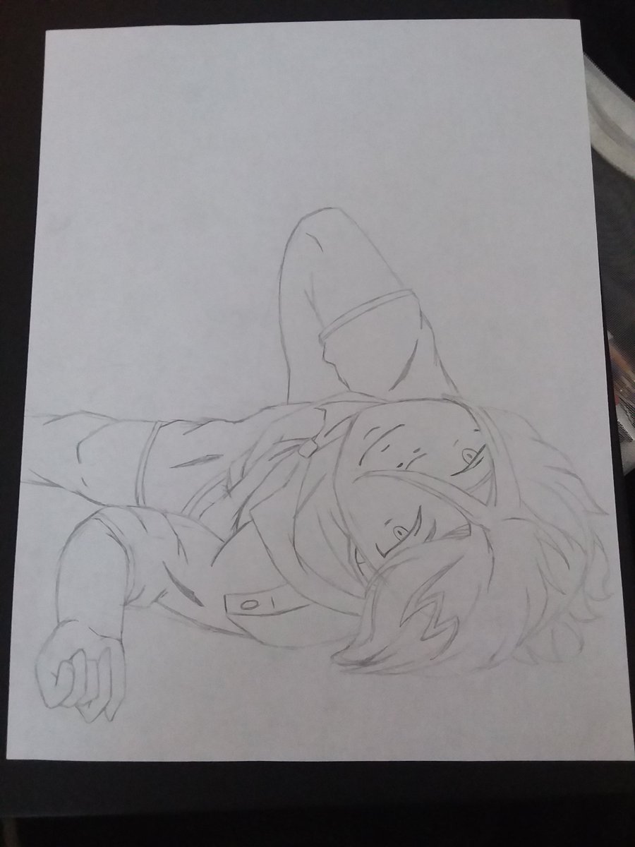 Maid Unineko A Twitter Denki Kaminari Aka Chargebolt I Don T Recall Ever Making A Lying Down Pose So I Guess This Is My First Attempt Maidun Art Aritst Anime Myheroacademia Myhero