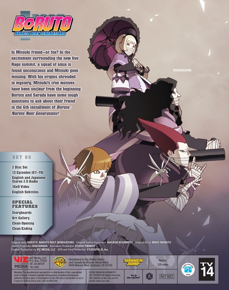 Wtk Boruto Naruto Next Generations Set 6 Blu Ray Cover Art Set 6 Noted On Back Cover Episode 67 79 T Co W11dsgcycy T Co Ay0ydsywpr