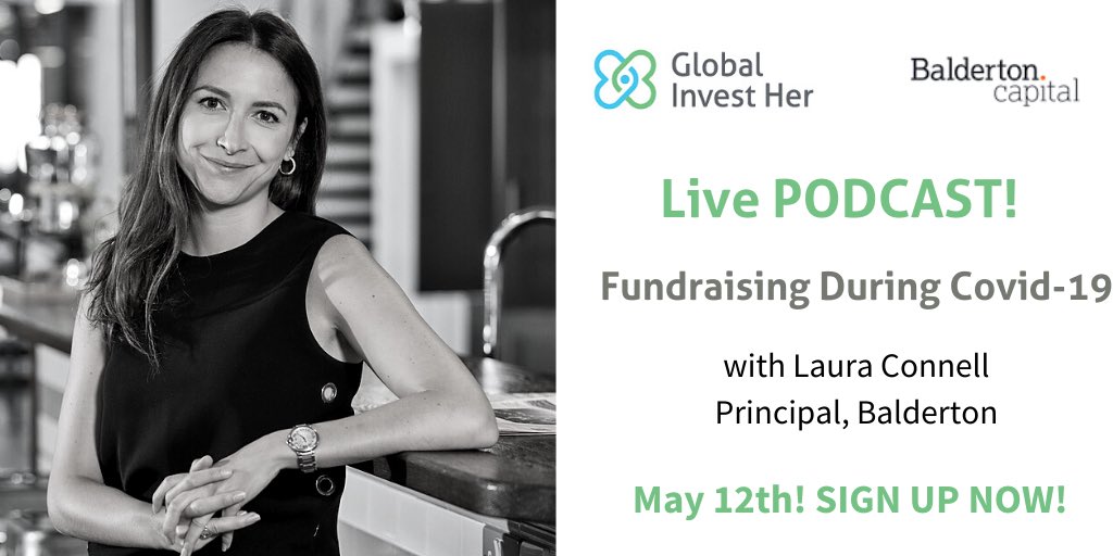 Miss our Live PODCAST TODAY with <a href="/LauraConnell18/">LauraConnell</a> from <a href="/balderton/">Balderton Capital</a> ? Listen now on #InvestHerPodcast bit.ly/Ep13InvestHerP… &amp; please share with all founders on the fundraise!  Via <a href="/GlobalInvestHer/">Global Invest Her</a>