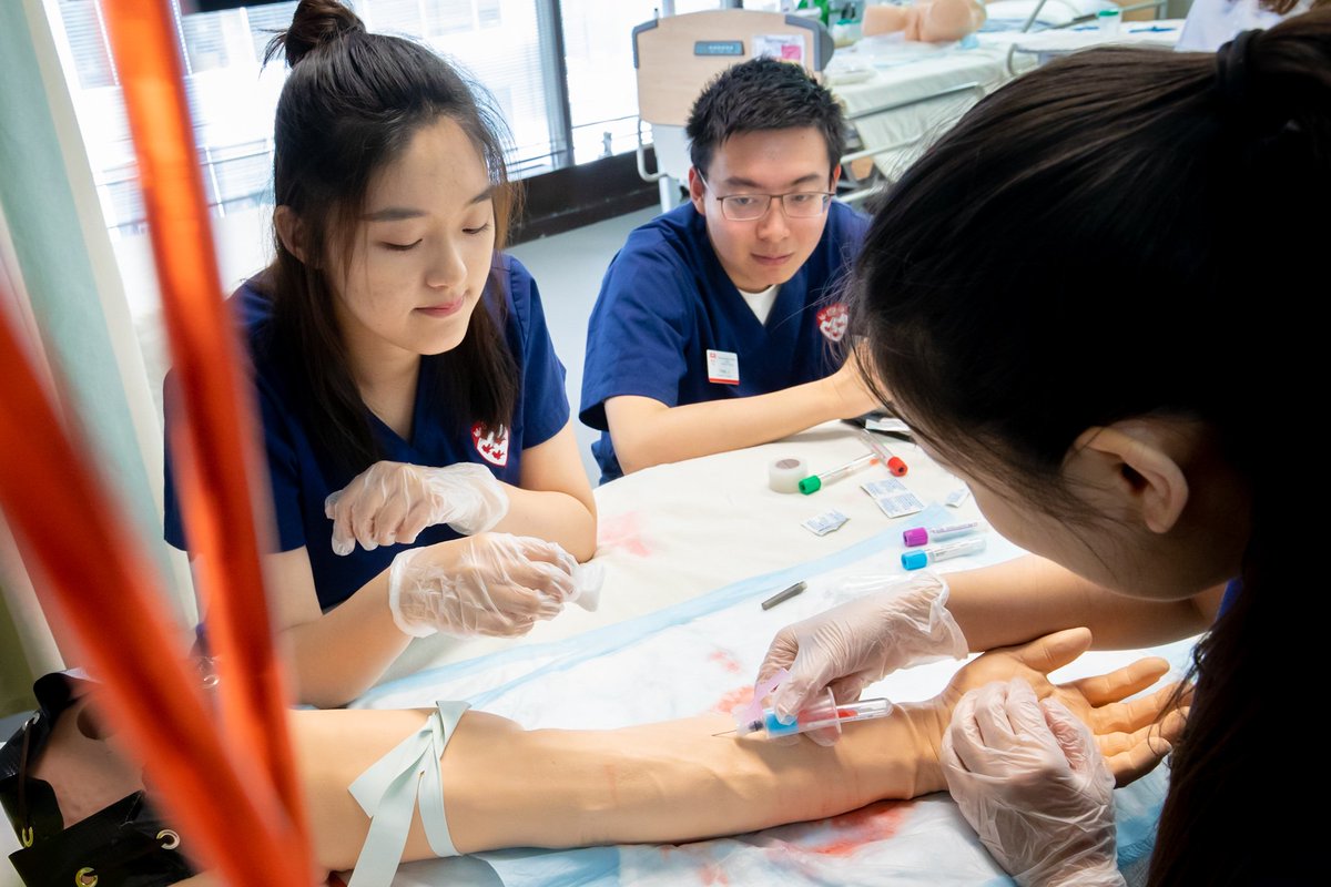 owenegan's tweet photo. International Nurses Day is today.

Here, McGill nursing students practice drawing blood from a high-tech simulated arm. 

More photos of McGill nursing heroics at https://t.co/6O2LiHfHhV

#mcgilluniversity #mcgill #mcgillalumni https://t.co/A5gNyZ1vze
