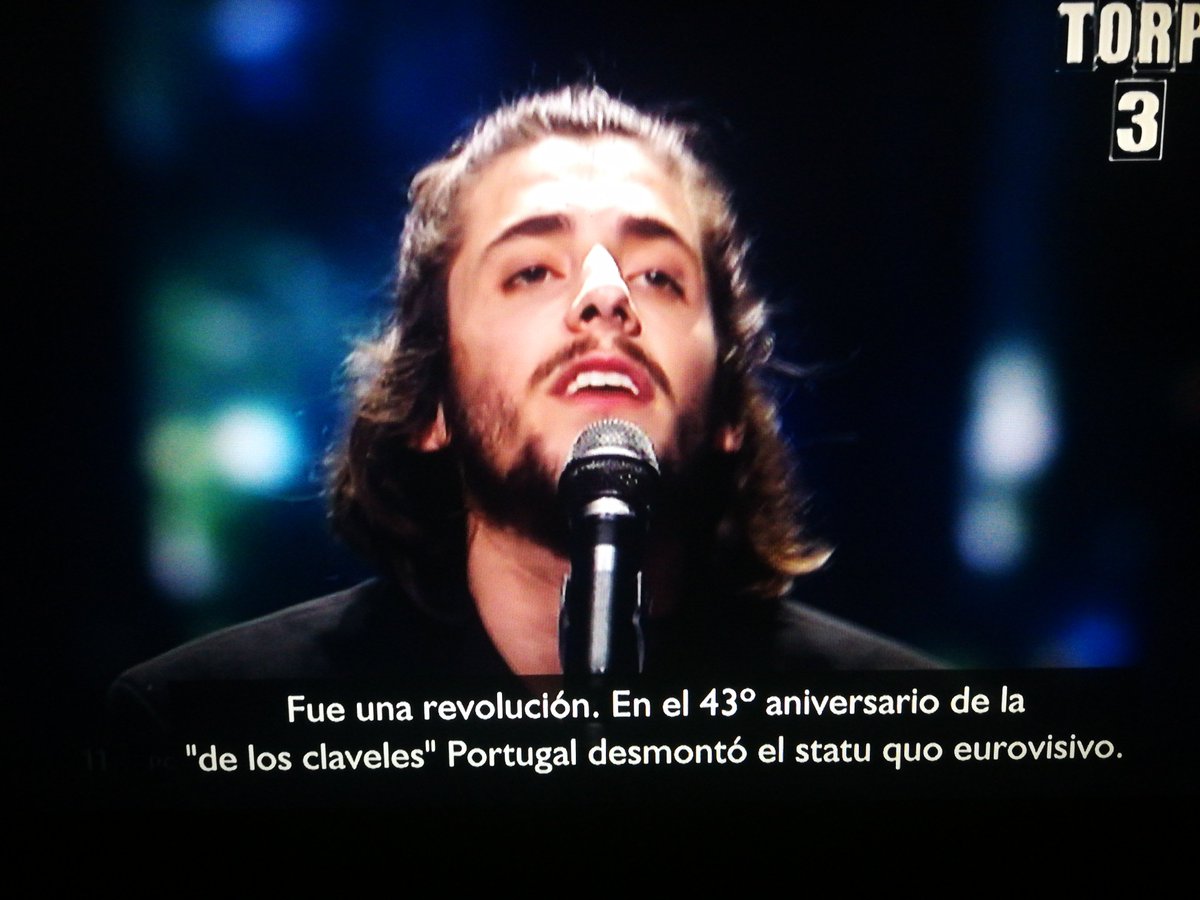 euroflan's tweet photo. #TORP3 Salvador Sobral...
#cachitos #Eurovision https://t.co/OljLX6kSVU