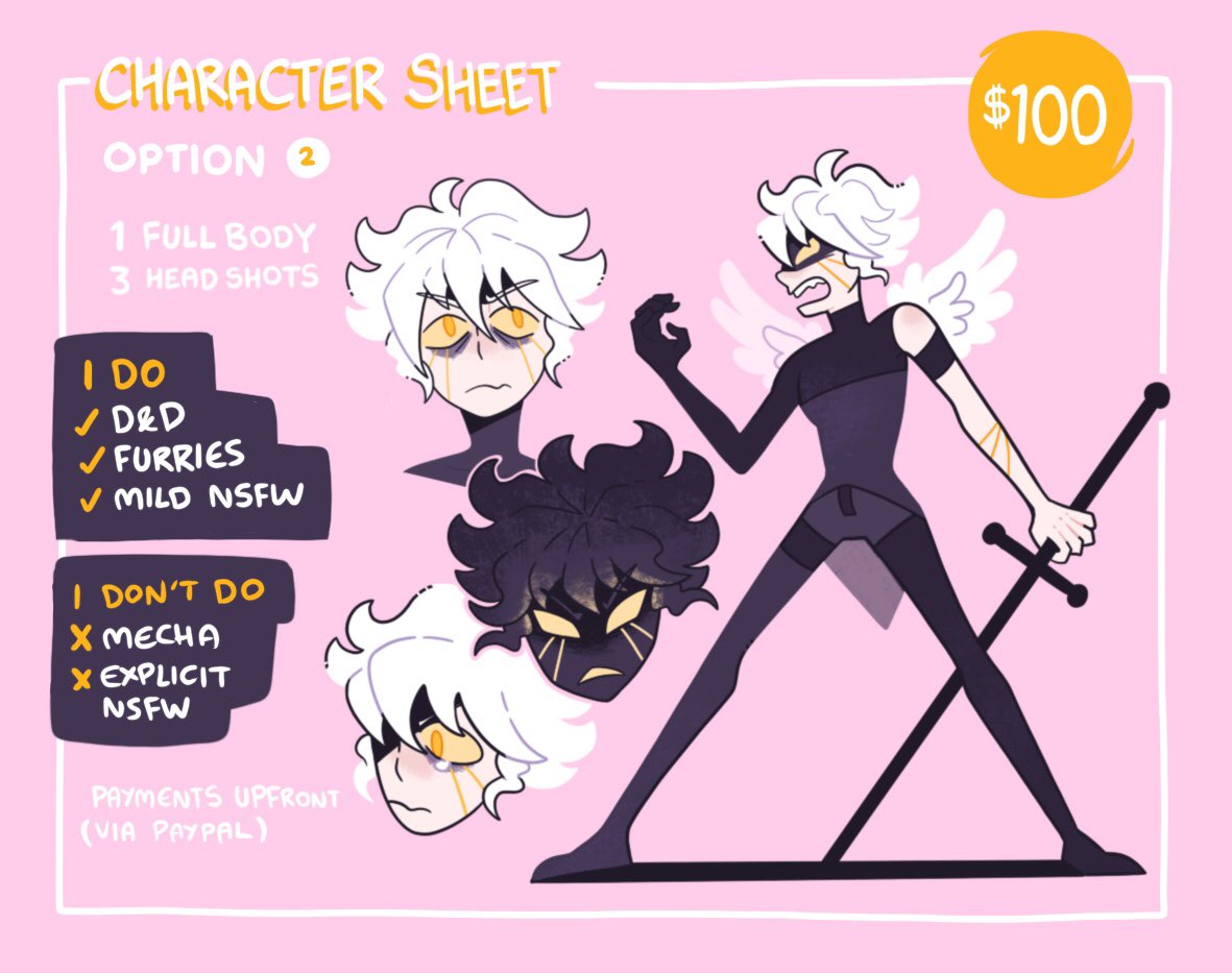 Cuttlesworth's tweet photo. Hey guys - guess whose officially OPEN FOR COMMISSIONS (it’s me). Let me draw your angsty dnd ocs!!!

(I haven’t had any work lately and I’m currently stranded overseas, so retweets are super appreciated!) https://t.co/fHPqI1y1Mt