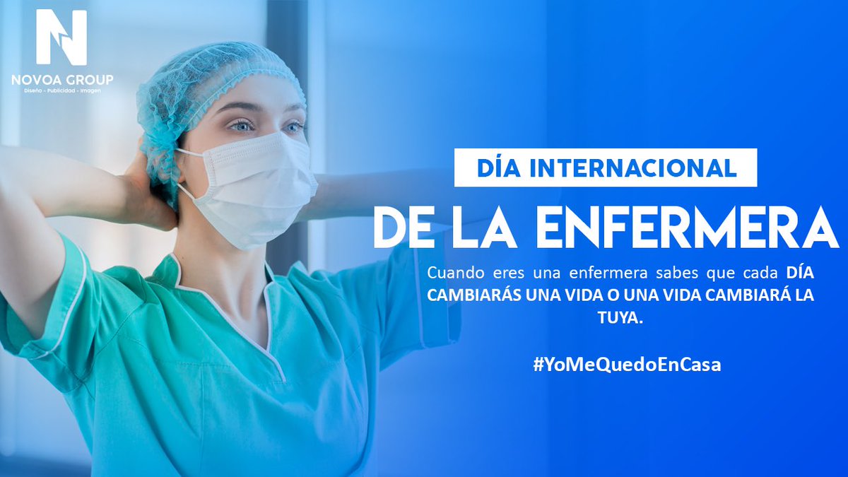 GroupNovoa's tweet image. Feliz día a todas las Enfermeras👩‍⚕️ luchadoras de nuestro querido Perú🇵🇪, gracias por ser parte de la resistencia y hacer frente al Covid-19 🦠
#YoMeQuedoEnCasa