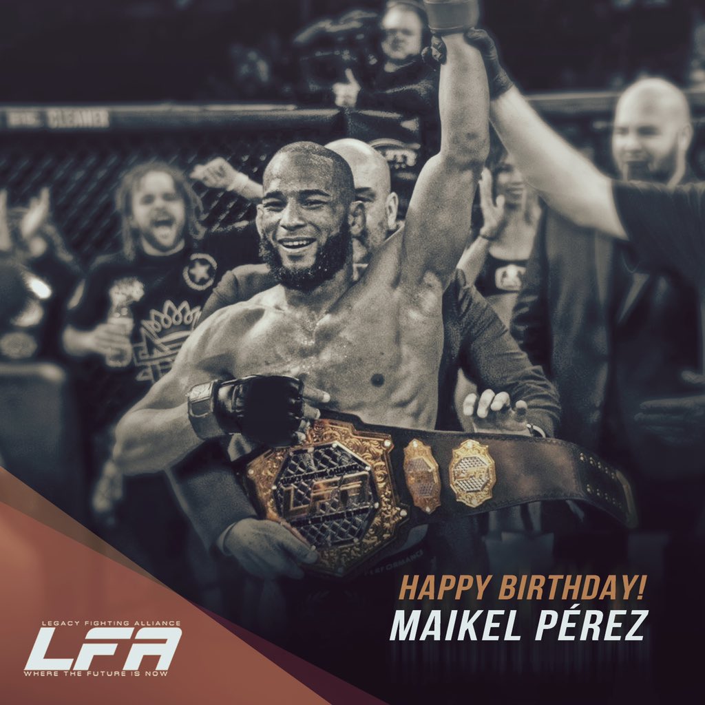 #HappyBirthday to former <a href="/LFAfighting/">LFA</a> flyweight champion <a href="/MaikelP12Perez/">Maikel Perez</a>! 🎉

Give him a #birthday follow!

#MMA
#LFANation
<a href="/UFCFightPass/">UFC FIGHT PASS</a>
