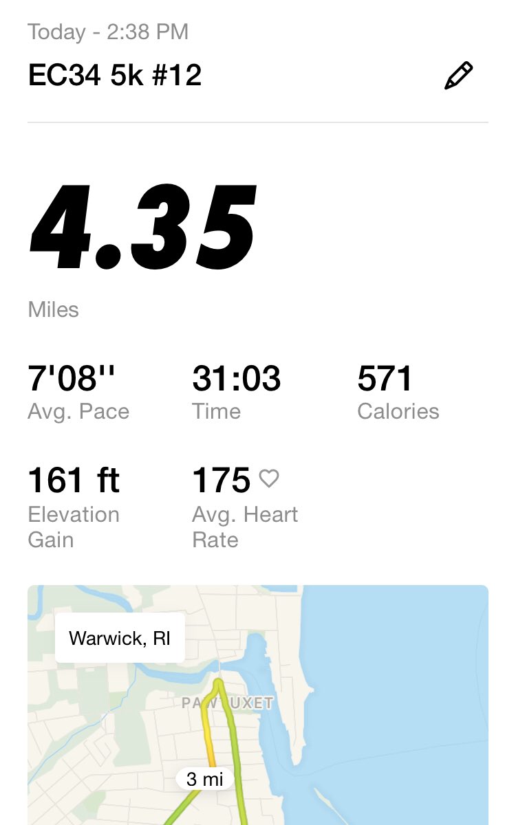 CoachFran21's tweet photo. Not gonna lie...I dominated my run today 💪💪 Feeling Fast &amp; Dangerous 😎 #EC34 @ETCFoundation34 #PlayFastLiveSlow https://t.co/enLpJ3EUTO