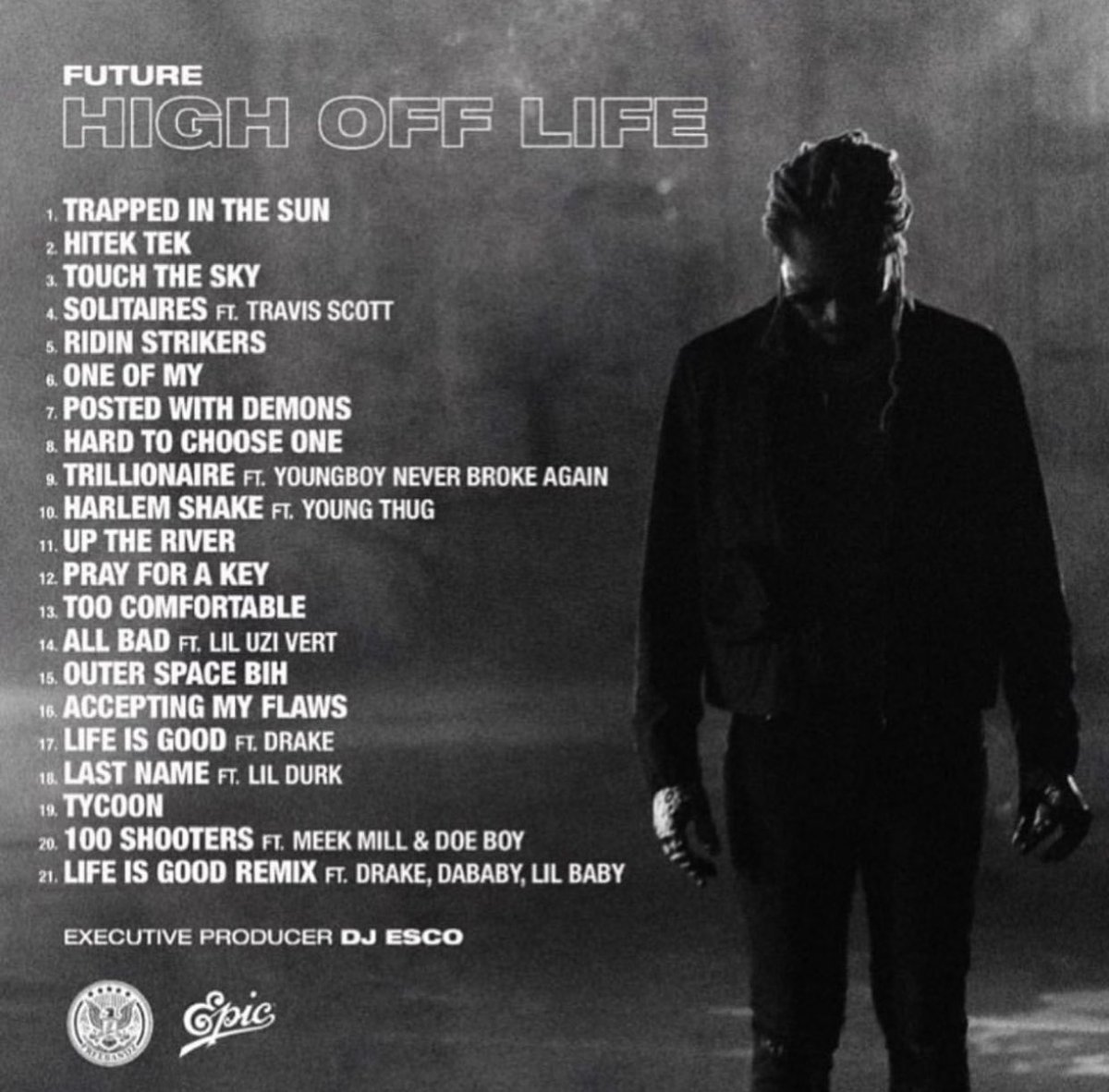 Future released his tracklist for his upcoming album “High Off Life” 👀🔥 <a href="/1future/">FUTURE/FREEBANDZ</a>