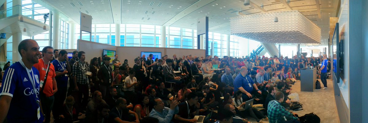 hoitab's tweet photo. Today was going to be Google #io20 and I looked at my previous I/O photos...

#io14 was the first year I went in person. I had no idea what was going to hit me. The enthusiasm, the communities (Hi GDGs!). That year we survived staffing the launch of #AndroidWear ⌚️ https://t.co/pmS51fsubT