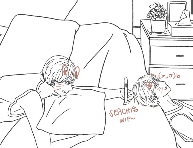 My SanGi and 2Ho agenda is thriving and so is my motivation to draw !!!

#WIP 