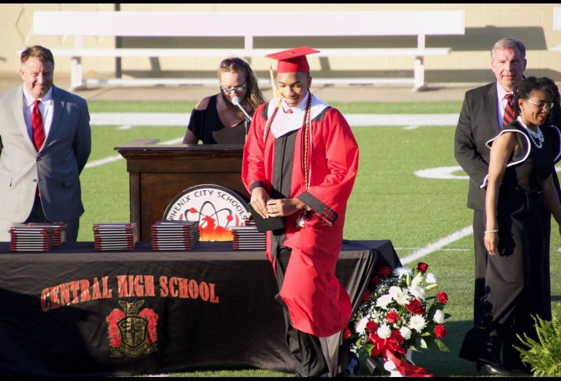 MeshaPatrick's tweet photo. @PJ_Ramsey13  I’m sooo Proud of you!!! #RedDevilGraduationWeek2020 https://t.co/5L7Q2Gm9QW