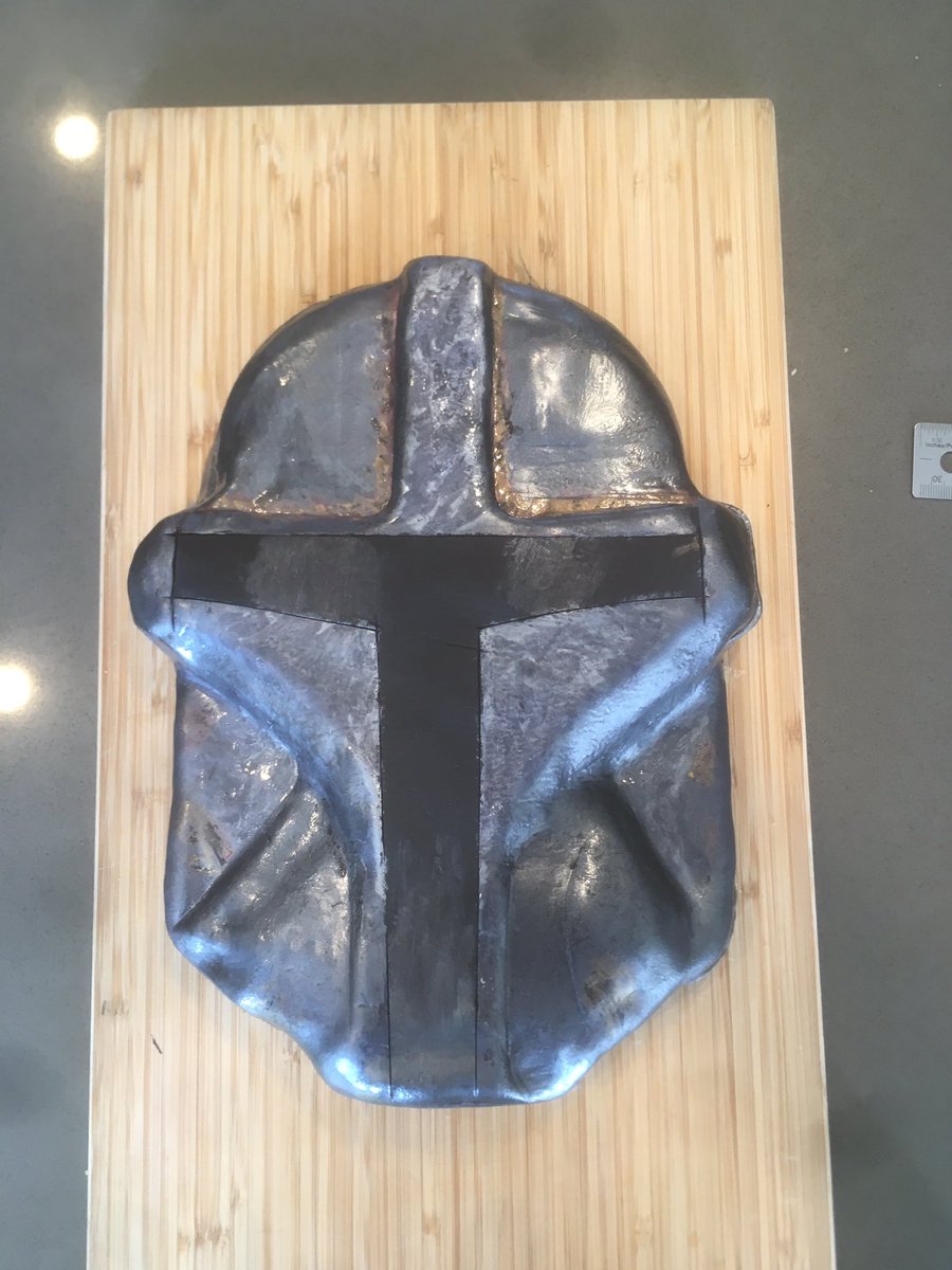 My wife has done it again. This is the Way #covidbirthdays #Mandalorian #cakeart #andGF!!