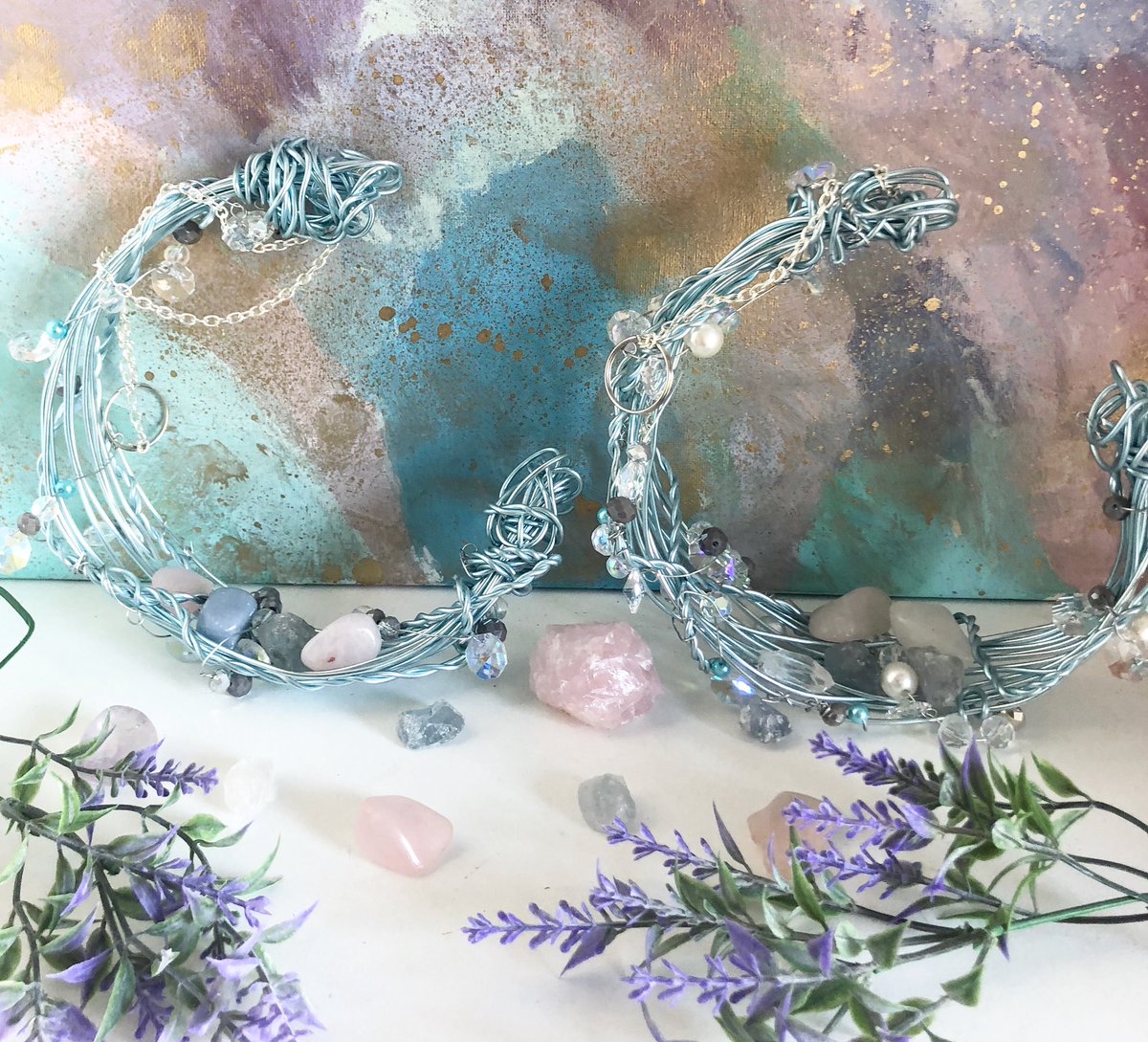 DesignsTiffany's tweet photo. I guess I’ve been thinking of fairies 💗💗💗 https://t.co/KHl47yr0ic #moondecor #shopsmall #lunar #celestial #altar #crystals #crystaldisplay #shopsmall #moonmagic https://t.co/sWURdrkkrG
