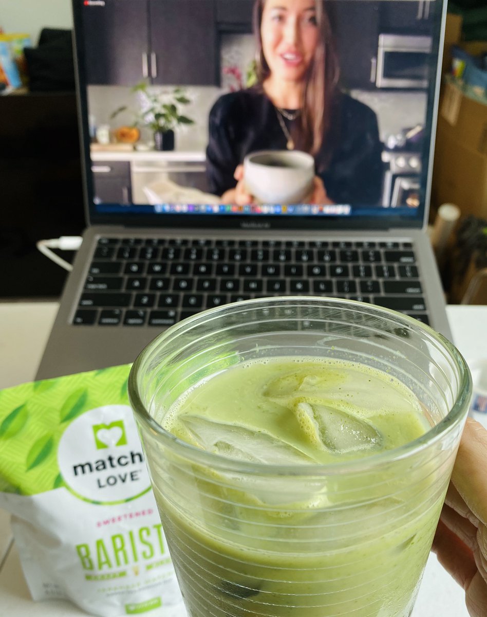 Enjoying my <a href="/matchalove/">matcha LOVE</a> matcha latte with <a href="/CandiceKumai/">Candice Kumai</a> and Rona Tison of <a href="/ITO_EN/">ITO EN</a>. Thanks for hosting this well-being event, <a href="/USJC/">U.S.-Japan Council</a>!