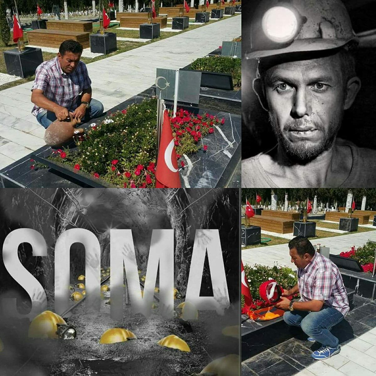 bahattinsoylem3's tweet photo. #13Mayıs2014Soma301Can 
Unutmadık! Unutmak ne mümkün...
Takvim yapraklarının  #Soma  #Maden #Faciası olarak yazdığı #Kömür #Karası gün...
Ruhları şâd, mekanları cennet olsun... https://t.co/ZbCOXkRtiV