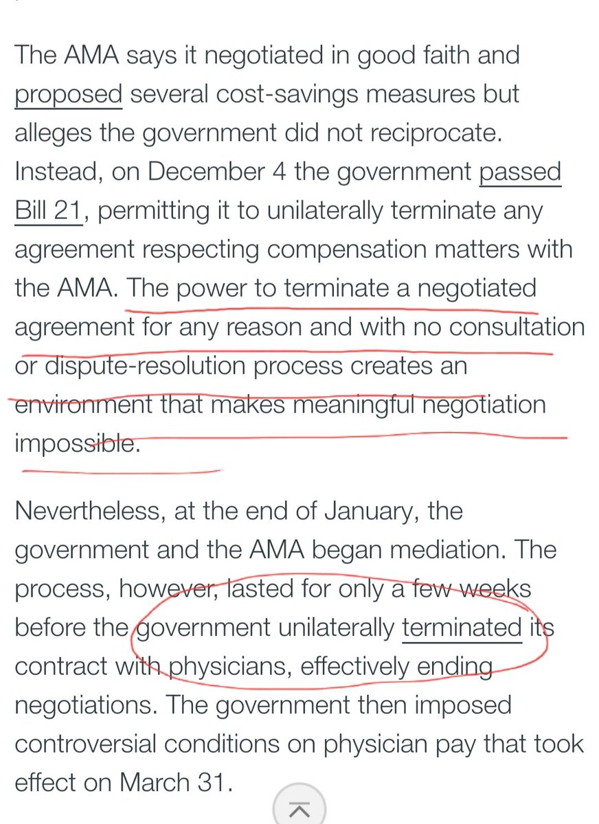 AB_Fam_Doc's tweet photo. No good faith, for docs or patients.
UCP GOVERNMENT passed a bill to give it the power to NOT HONOUR CONTRACTS.  UCP walked away from negotiations. @Albertadoctors
continues to put Patients First.

#ABdocs4patients 
#killbill21
#arbitrationAMA
#IamAMA

#shandromustgo https://t.co/4Hp75Hsuqw