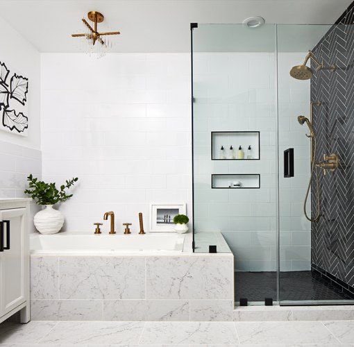 Choose one: master bathroom