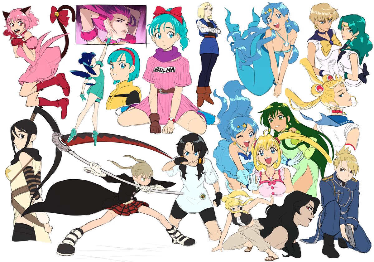 Just some anime gorls for fun✨