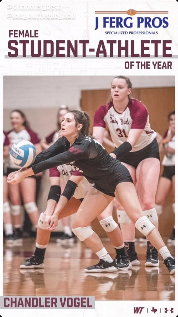 WTAMUVolleyball's tweet photo. ๐ฃ BALLER!!
#Buffnation, help us congratulate โ๐ฝx Libero of the Year and All-American @chandler_beth as your new ๐๐๐ข๐๐ก๐ ๐๐ฉ๐ช๐๐๐ฃ๐ฉ-๐ผ๐ฉ๐๐ก๐๐ฉ๐ ๐ค๐ ๐ฉ๐๐ ๐๐๐๐ง!!! ๐๐ฝ๐๐ฝ๐๐ฝ
#Buckys #digcity #playlikeagirl @WTBuffNation https://t.co/9Y4ndH8vtH