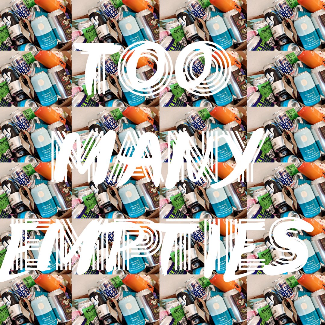 Too Many Empties? - mailchi.mp/ebf8f1e677dd/t… This Friday is our pub on Zoom!