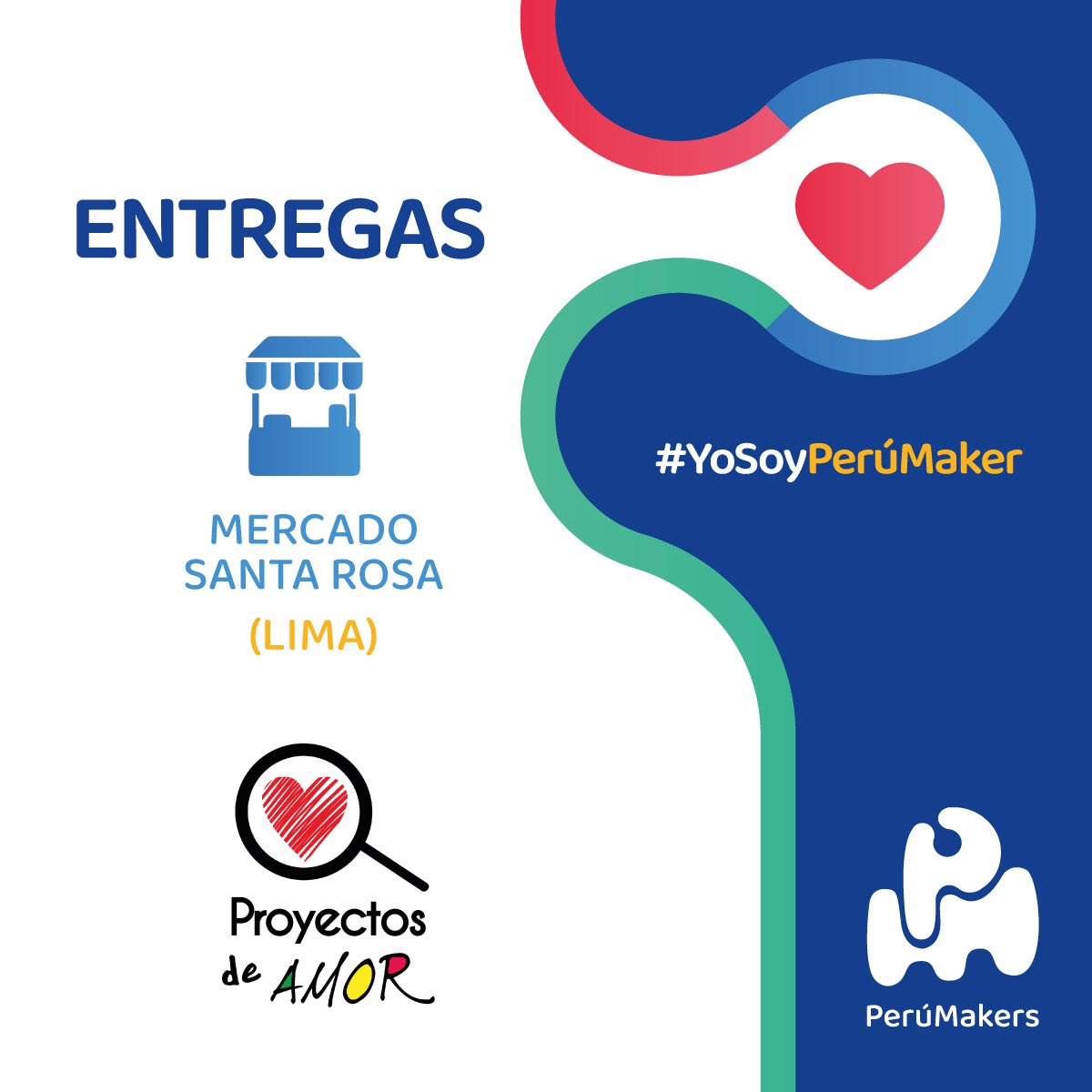 perumakers1's tweet photo. Llegamos al Mercado Santa Rosa! Apoyando a nuestros amigos empresarios, proveedores de fuente de alimentos entre otros, los protegemos para que tu estes protegido! Únete, Comparte, Dona! https://t.co/pJgqmAETOF