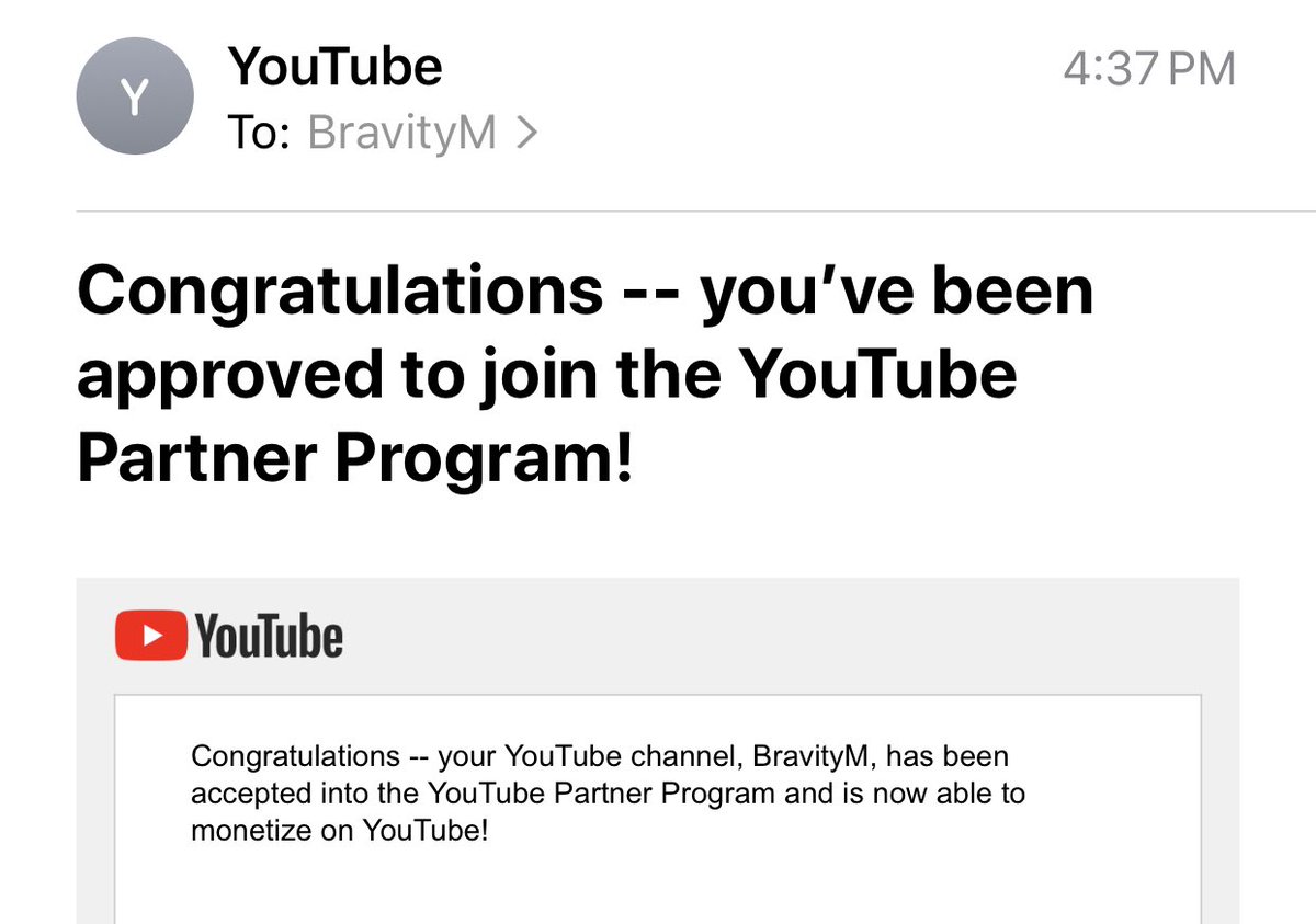 Officially a YouTube Partner 😭😭💙