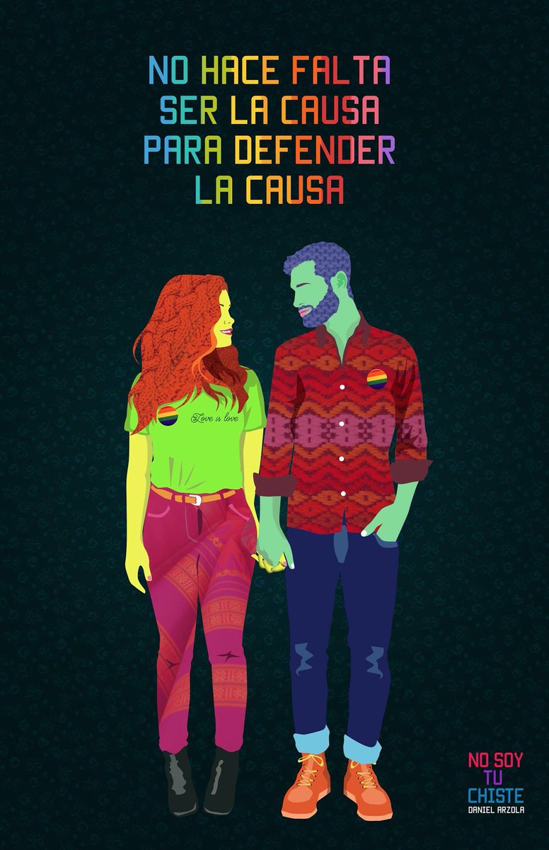 Y a todas esas personas que siguen defendiendo a sus amigos, a sus hermanas, a sus tíos, a sus hijas e hijos. Gracias, es importante contar con aliados. ❤️🧡💛💚💙💜