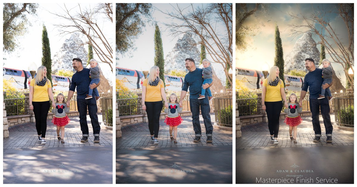 ACPhotoTeam's tweet photo. Here's another Disney Portrait with our Masterpiece Finish service process. Our goal is to create images that wow you every time you see it, especially if it's hanging on your walls!
Would you like a Masterpiece image of your own? Let us know!!! #socalphotographer #disney #family https://t.co/aEJbayqD56