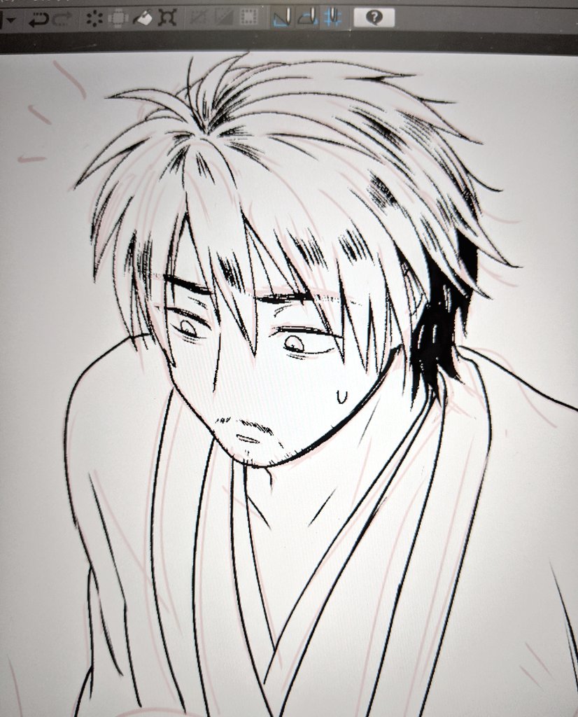 ジュンコウタツのつむじを沢山描けるというのが漫画の利点ですな…?描いても描いてもまた次のジュンコウタツが… 