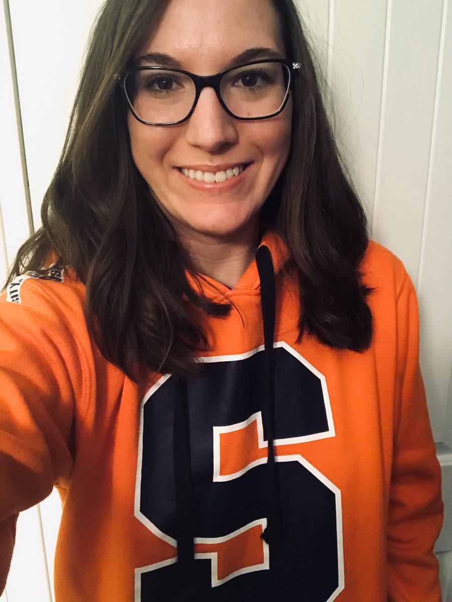 KatieStCyr2's tweet photo. It’s #TeamTuesday and I will forever #BleedOrange ! #proudalum #BCSDSpiritWeek @SyracuseU @BinghamtonCSD https://t.co/CzN8x2uNMm