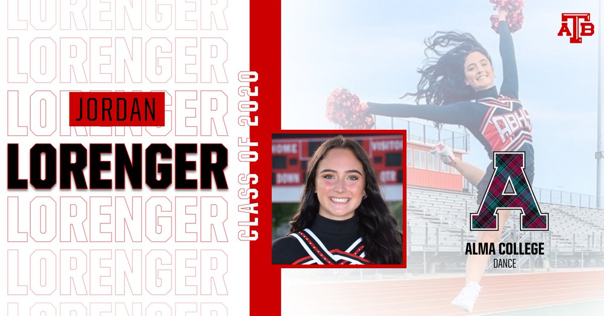 ABTarsAthletics's tweet photo. Jordan Lorenger will continue dancing at Alma College!

#GoTars 🆎 https://t.co/a7vNAPltRC