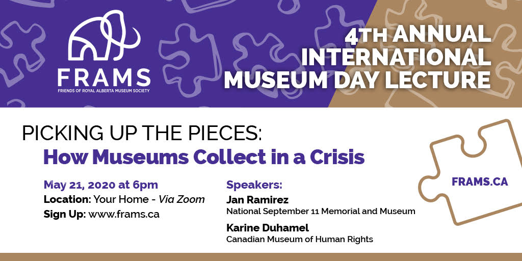 MuseumFriend's tweet photo. FRAMS is going virtual! Join us on May 21, 2020, for our 4th annual International Museum Day (IMD) lecture Picking Up the Pieces: How Museums Collect in a Crisis. 

Register today to reserve your spot! https://t.co/uumjVB62yM

#museumweek #museumfromhome #IMD202 #betterwithFRAMS https://t.co/9Xeq0Pj0vM