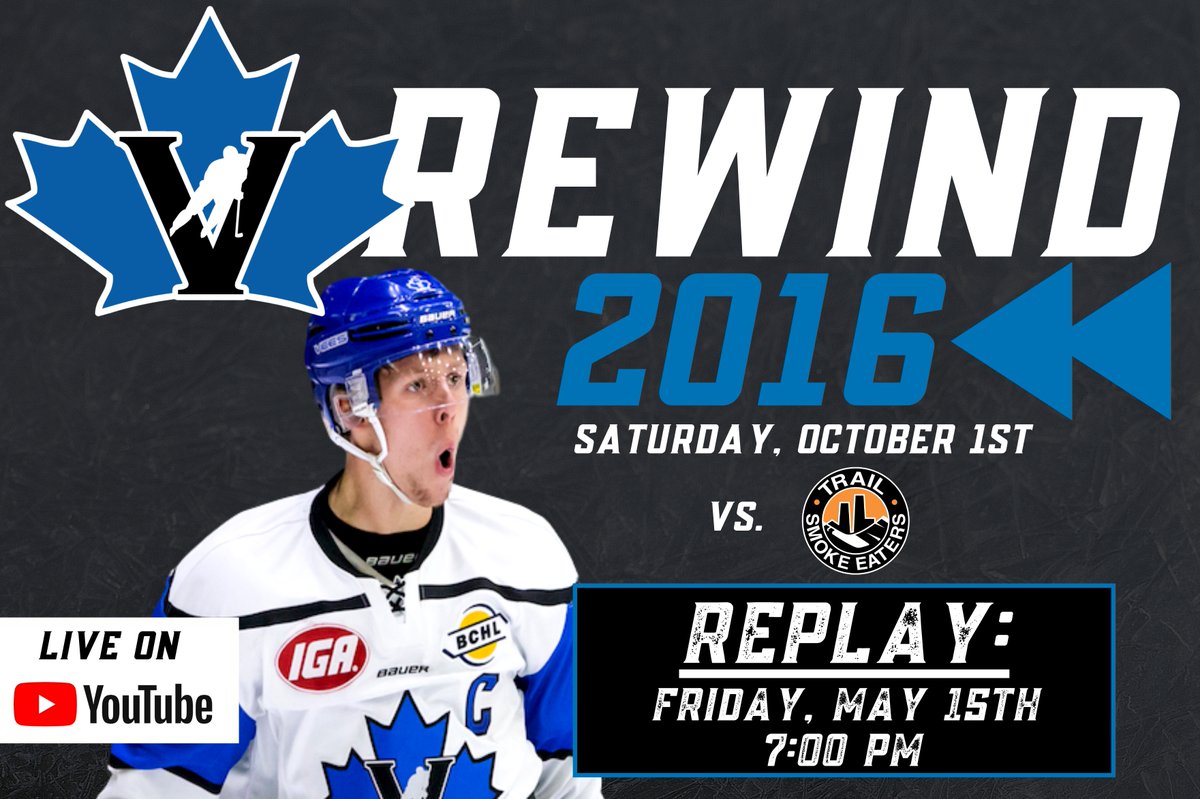PentictonVees's tweet photo. We continue our Vees Rewind series with a throwback to the Vees home opener in 2016!
A game that went down to the wire (literally, the last second) and is a perfect way to head into the long weekend!
It airs on our YouTube page at 7 PM on Friday night!
#BCHL | #VeesRewind https://t.co/ub8OYLvzqR