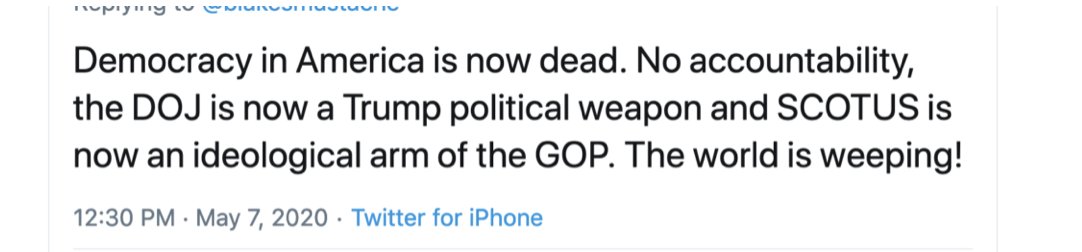 I understand we don't want to get cocky and say we have this in the bag.But we also don't want to do thisIt confirms for GOP cowards (which includes all GOP elected officials) that they better fall in line behind Trump.5/